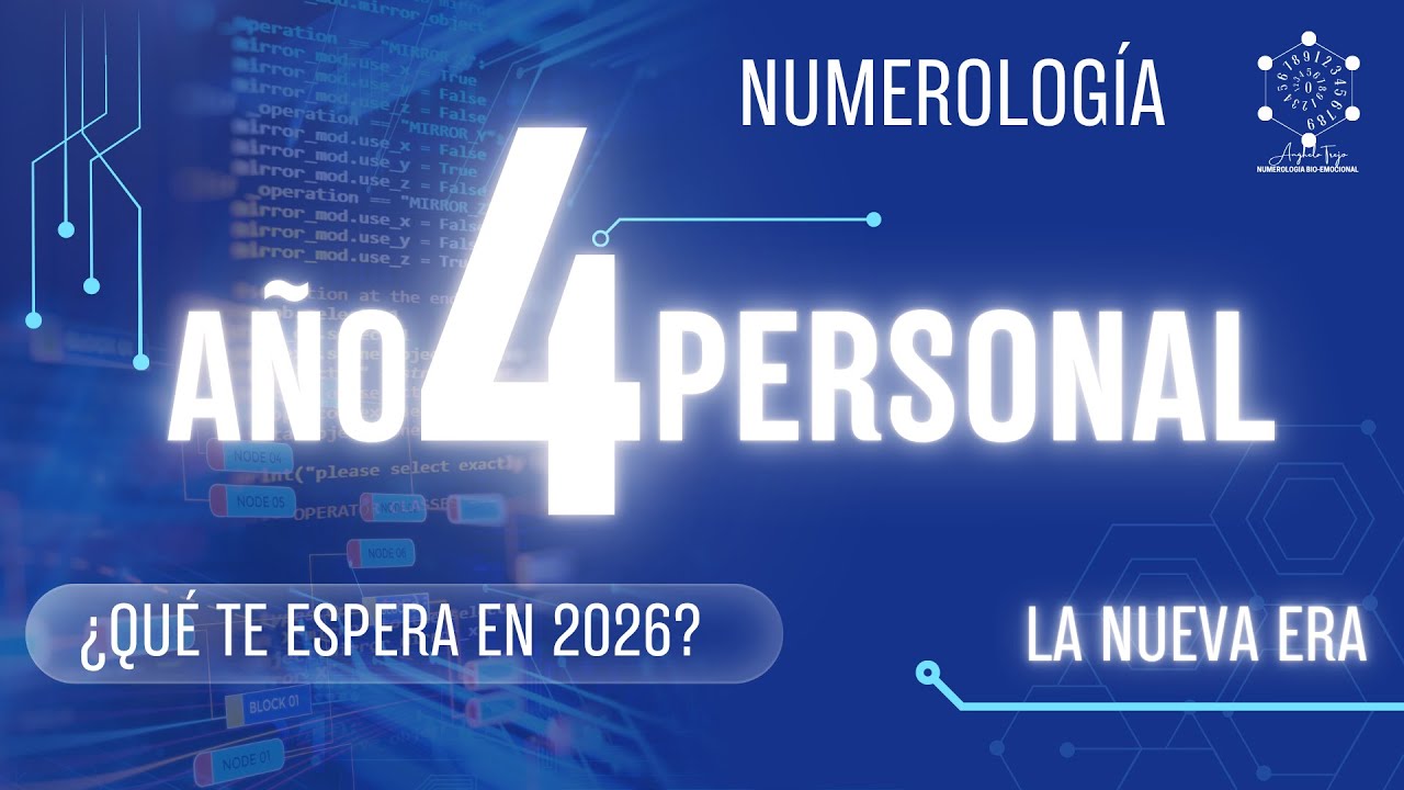 DESCUBRE TU AÑO PERSONAL EN 2026 ✨🔮 ""AÑO 4""