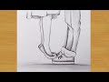 How to draw romantic couple legs  pencil drawing gali gali art 