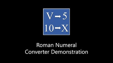 Roman Numeral Converter Demo | Visual Basic