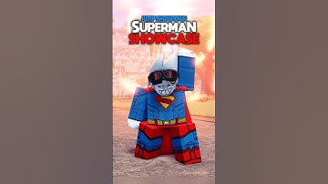SUPERMAN IS HERE!! (JUMP SHOWDOWN) #jumpshowdown #roblox #foryou #superman #dc