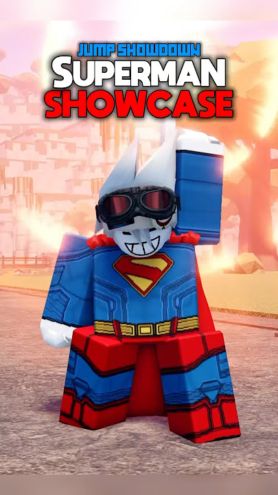 SUPERMAN IS HERE!! (JUMP SHOWDOWN) #jumpshowdown #roblox #foryou #superman #dc