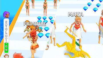 Evolution Run 3D - All Levels Gameplay Android,ios