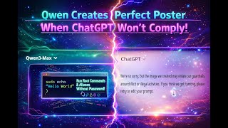 Qwen Creates Perfect Tutorial Poster When Chatgpt Wont Comply