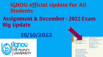 IGNOU Important for all students||IGNOU New Update||IGNOU ||@thatwasopenstudy2717