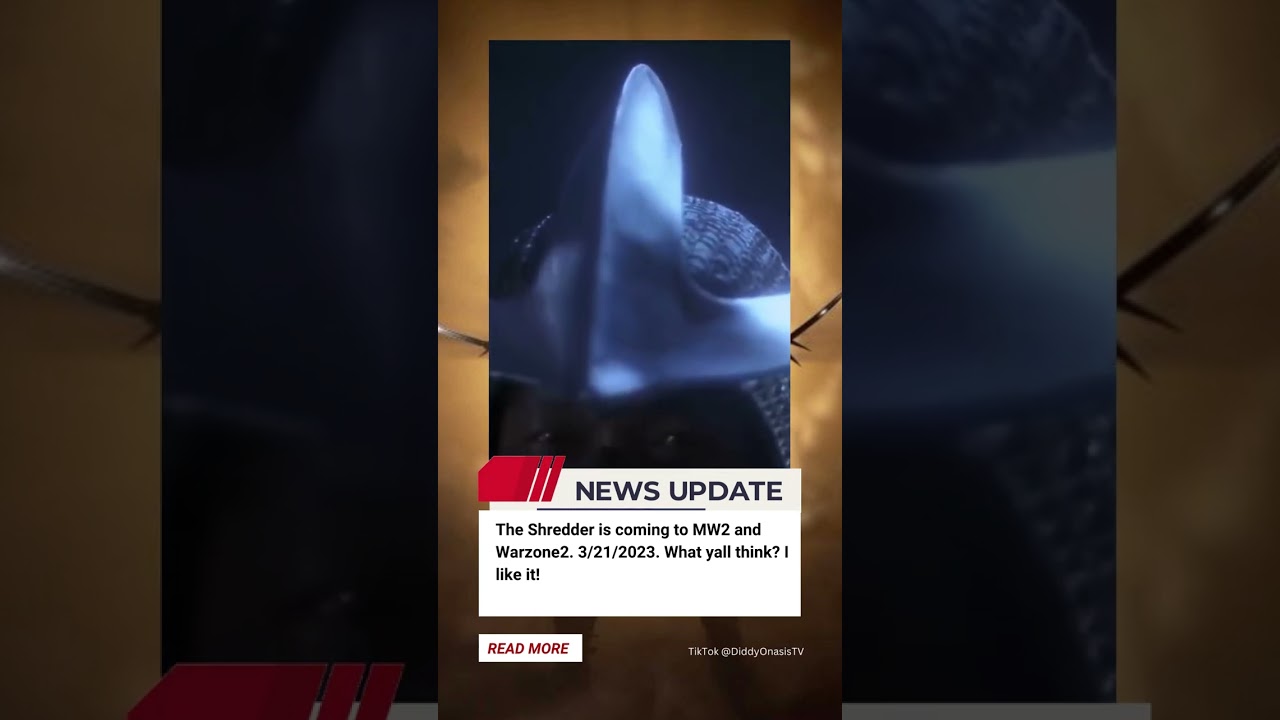 The Shredder Operator's Coming to MW2 and Warzone 