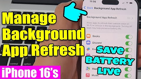 Save Battery Life: Manage Background App Refresh on iPhone 16/16 Pro Max | iOS 18 Tutorial
