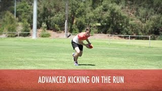Advanced kicking on run