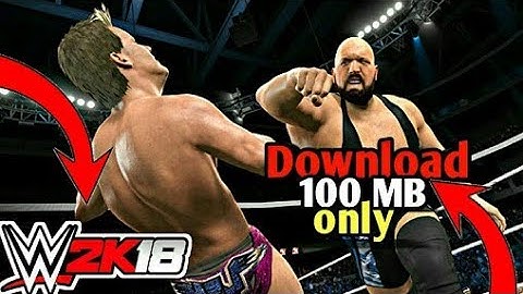 (100 MB) WWE 2K18 FOR ANDROID PLAY AND INSTALL!!