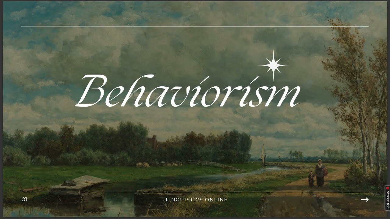 Behaviorism; Applied Linguistics  (S5)