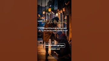 ترجمه سوره لیل(آیات۲۱-۱۷)✨️❤️#god#faith#quran#allah#قران_كريم#خدایاشکرت#ترجمه_فارسی#ترجمة_القرآن