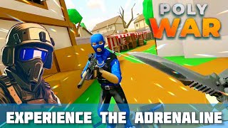 EXPERIENCE the ADRENALINE RUSH of POLYWAR: 3D FPS Gameplay (Android, iOS)