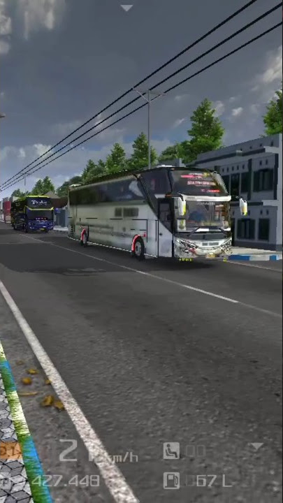telolet basuri versi lagu coffin dance#shorts #bussimulatorindonesia
