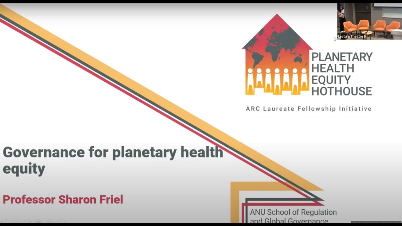 Oral Research Presentation: Sharon Friel