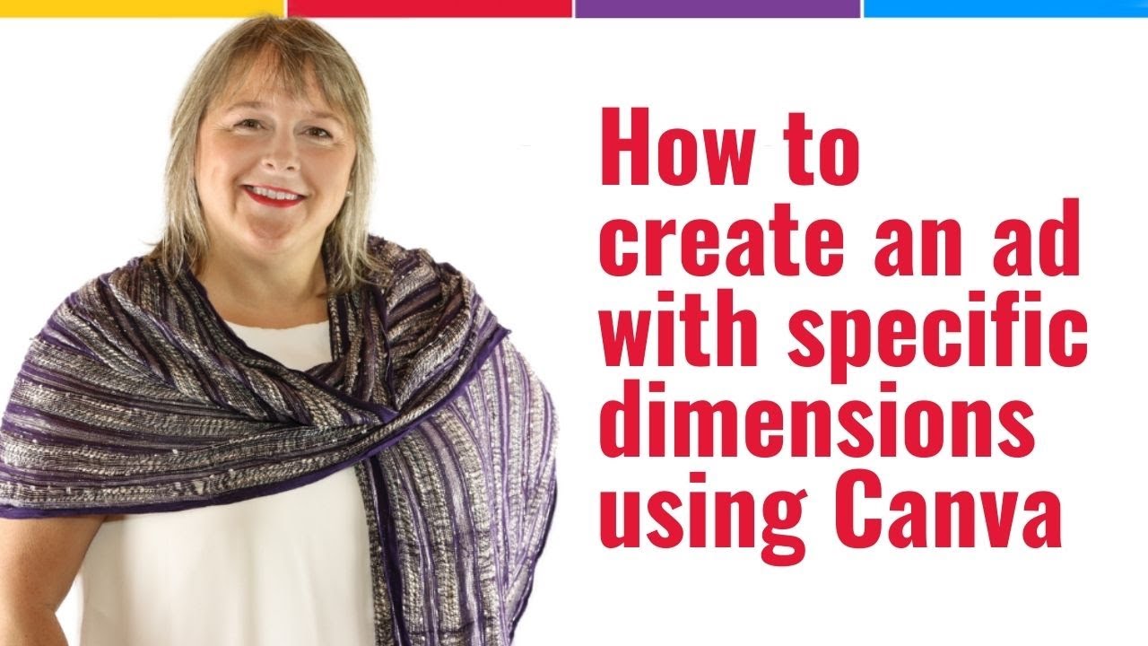 How to create an ad with Specific Dimensions using Canva - YouTube