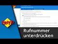 FritzBox Rufnummer unterdrücken | Anonym anrufen ✅ Tutorial