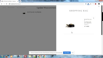 Update mini cart with Ajax in Woocommerce