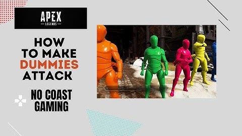 How To Make Dummies Attack - Firing Range - Apex Legends (Season 9)