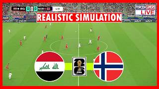 Iraq vs Norway | FIFA World Cup 2026 | eFootball PES 2021 Simulation