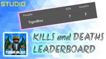How to make Kills and Deaths Leaderboard | Roblox Studio