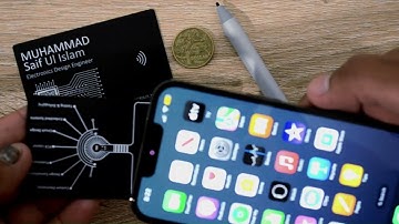 NFC PCB Business Card Demo