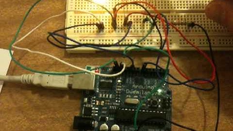Arduino: Blinking yellow LED then red LED activated with light sensor (LDR)