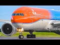 12 BIG PLANE DEPARTURES from VERY CLOSE UP | Amsterdam Airport Plane Spotting