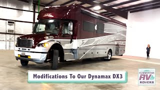 Modifications To Our Dynamax DX3