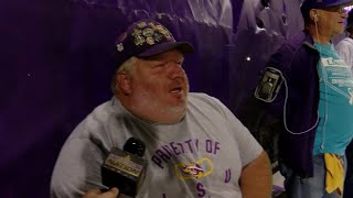 LSU baseball fan talks about being hit in the head by home run from Tommy White