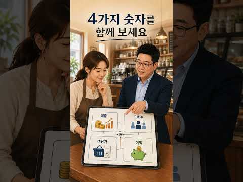 [소상공인 경영 상식_매장 경영 4가지 핵심 숫자] 매출만 보면 놓치는 매장 경영의 기본 #소상공인경영 #소상공인컨설팅 #소상공인컨설턴트김도균 #소상공인에게희망을캠페인