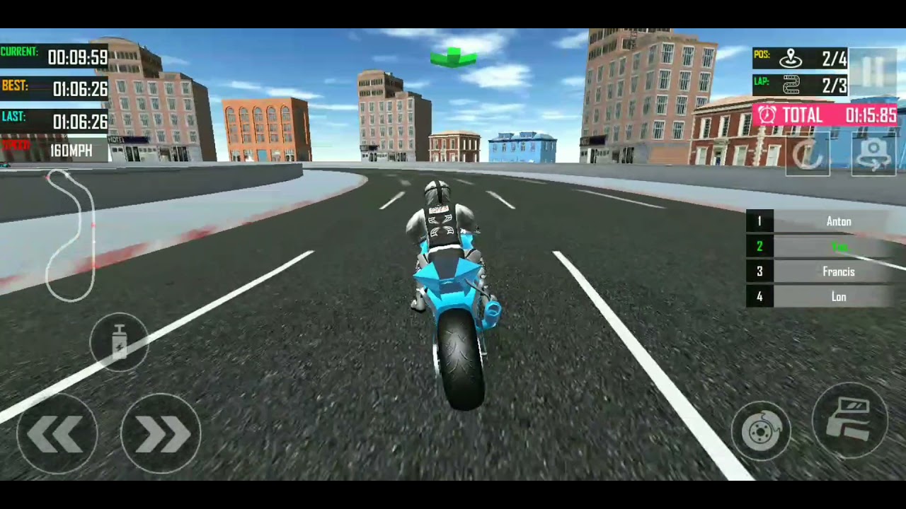 Moto bicycle race !! Android Gameplay video!!