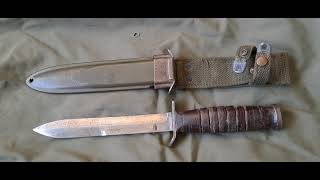 WW2 US M3 Fighting Knife with M8 Scabbard
