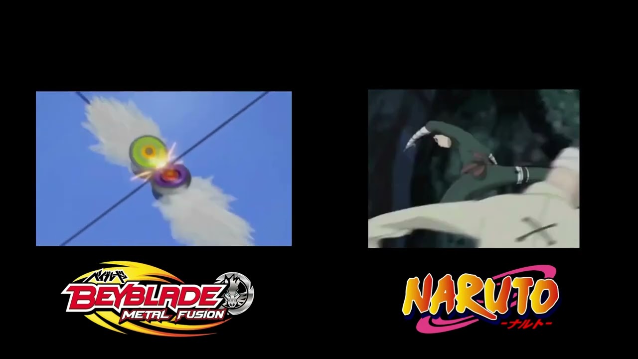 Comparison: Beyblade Metal Fusion and Naruto - Rise Tsuyosa