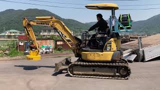 ＰＣ３０ＭＲ＋電磁リフマグ（３０２ＣＲ）ドラム缶搬送（吸着）