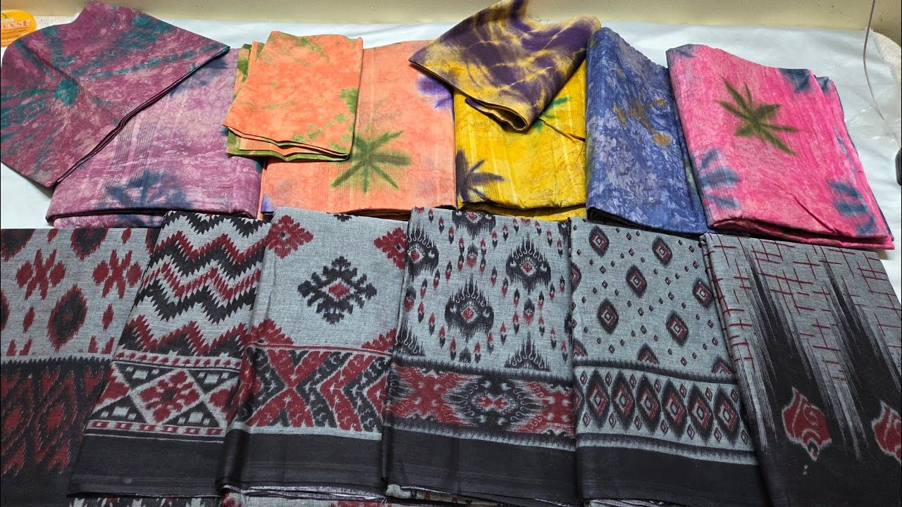 RS 549  BUDGET FRIENDLY FANCY COTTON SAREE COLLECTION PH  7306083024