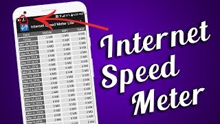 Internet Speed Meter Lite For Android Mobile screenshot 3