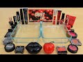 Black vs Red - Mixing Makeup Eyeshadow Into Slime Special Series 241 Satisfying Slime Video