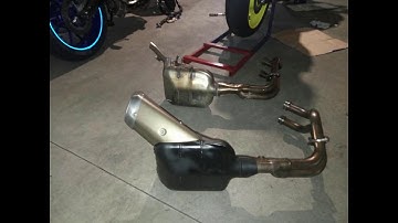 MT 07 Stock Exhasut mod Howto