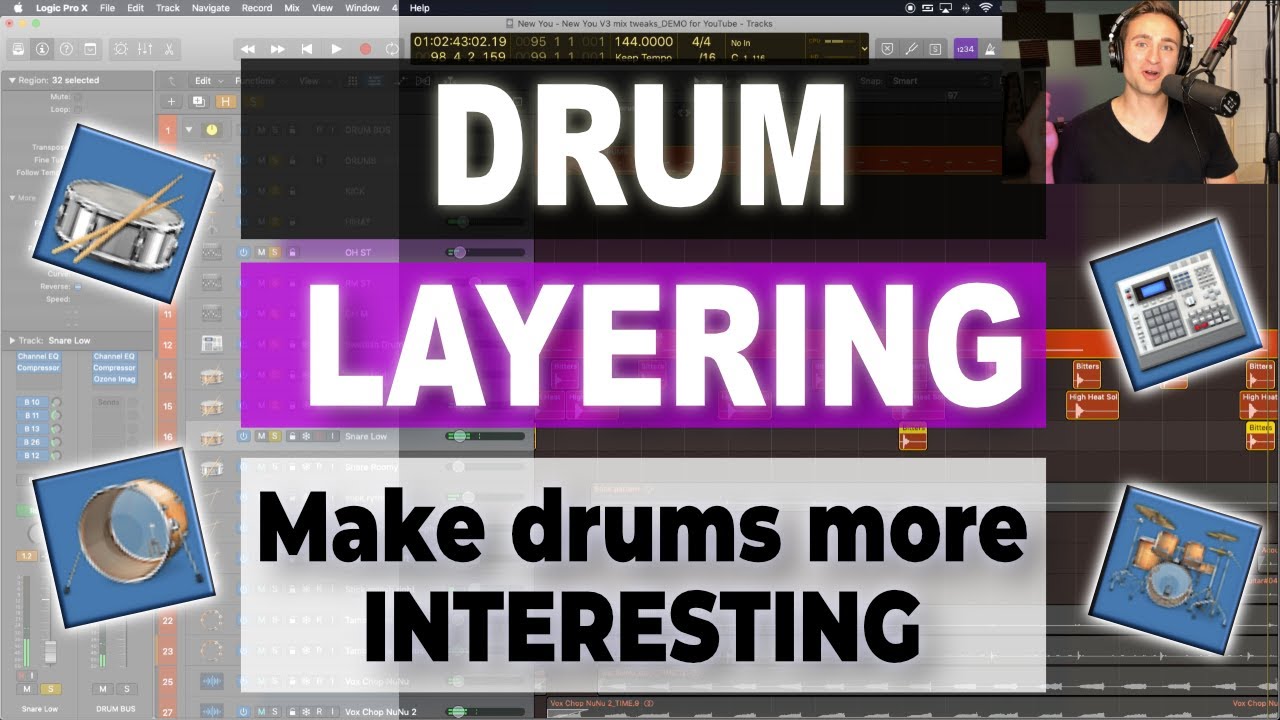 Fix BORING Drum Loops | How to Layer Drums tutorial - YouTube