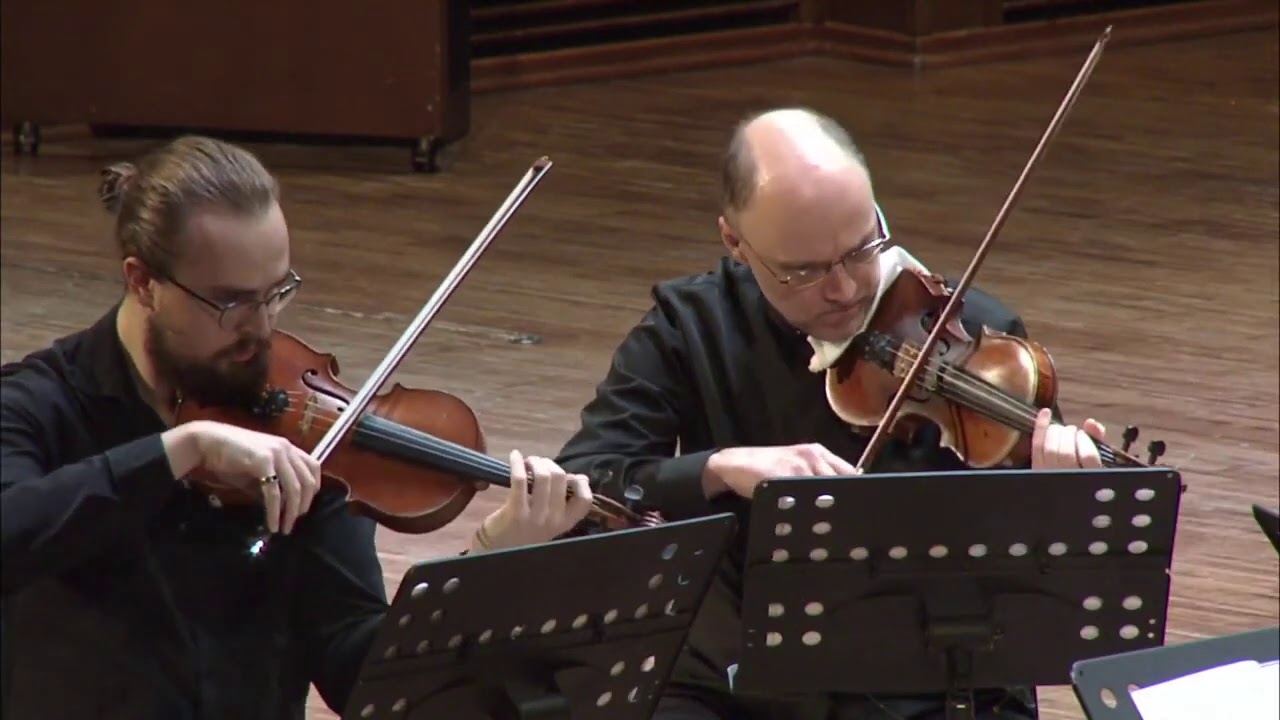 Dvorak Piano Quintet no. 2 op. 81 in A major, 1st m. Mark Parfenov - Borodin Quartet