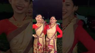 Bihu nasani , Assamese Bihu dance girl #bihu #shorts