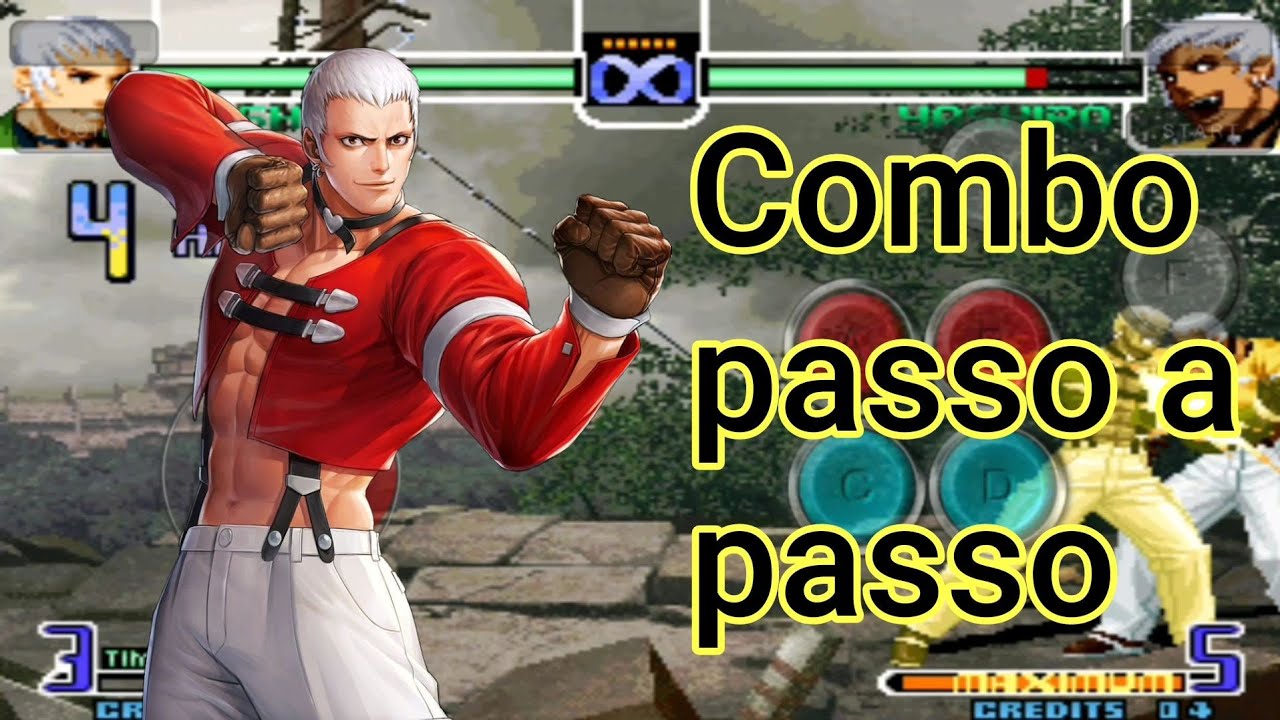 Yashiro Combo passo a passo kof 2002 Magic Plus ll no Celular Android