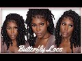 Distressed Butterfly Locs At Home | VERY  REALISTIC Crochet | Sams Beauty