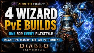 4 brand new TOP WIZARD builds for all PvE content! DPS, Mobility and lots of fun! (Diablo Immortal)