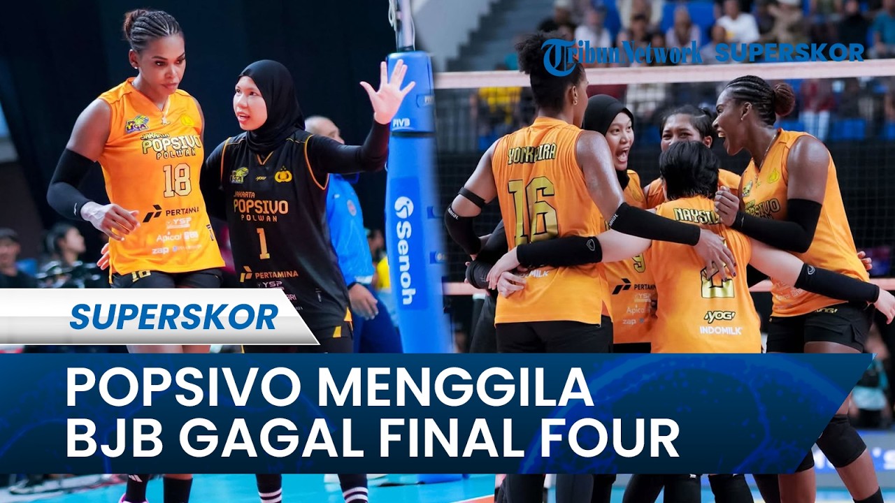 DRAMA PROLIGA 2026 Popsivo Amankan Posisi, Bandung bjb Tandamata Harus Kubur Mimpi ke Final Four