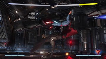 Injustice 2 Batman 58% One Bar (Inputs)