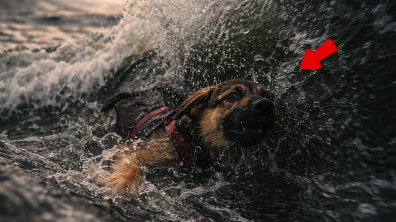This German Shepherd Puppy Swam for Hours — What the Marine Found Saved a Family