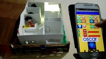 control de casa inteligente por bluetooth, arduino y android