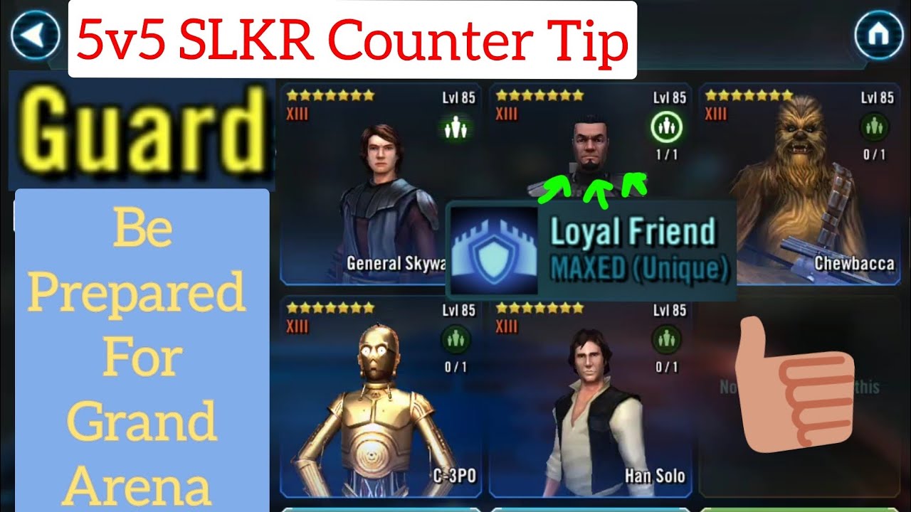 Palpatine swgoh counter