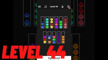 Ball Sort Color Water Puzzle - Level 44