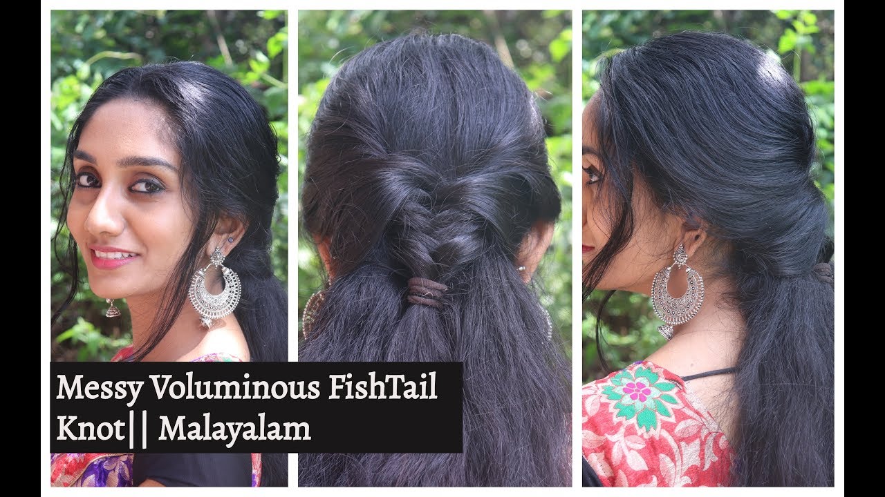 2 min hairbun for weddingpartymalayalamRose flower hairstyleeasysimple  hairstyleAsvi  YouTube